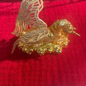 Kirks Folly Cloud Walker Unicorn Trinket Box. Rare